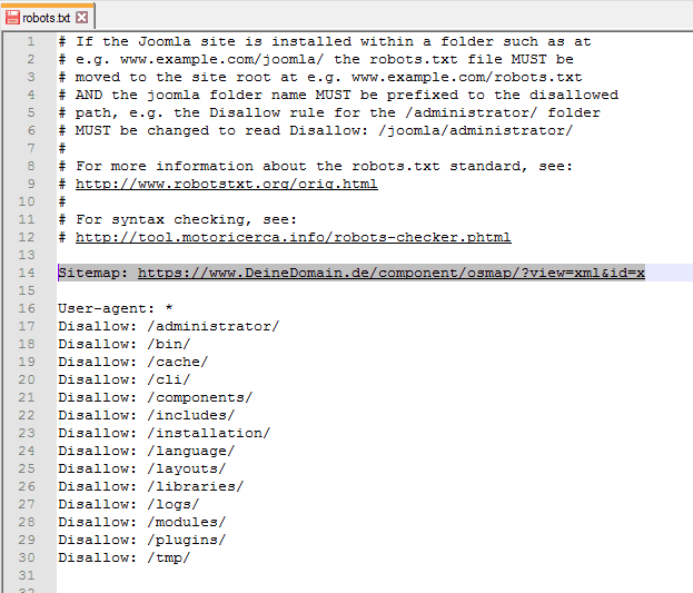 Using robots.txt file with sitemap.xml Sitemap Generator