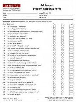 Beck Self-Concept Test American Psychological Association